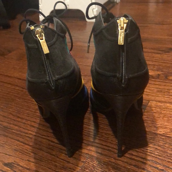 Salvatore Ferragamo caged color block sandal - Picture 3 of 4